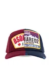 Dsquared2 Patchwork Cap In Multi