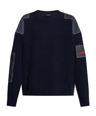 DSQUARED2 DSQUARED2 PATCHWORK-EMBELLISHED JUMPER