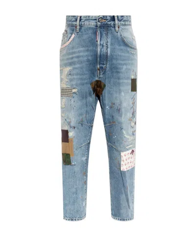 DSQUARED2 DSQUARED2 KAWAII PATCHWORK JEANS