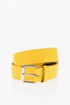 Dsquared2 Patent Leather Belt With All-over Monogram 30mm