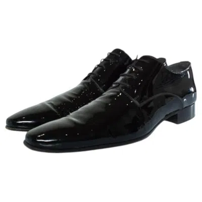 Pre-owned Dsquared2 , Patent Leather Lace Up Shoes In Black