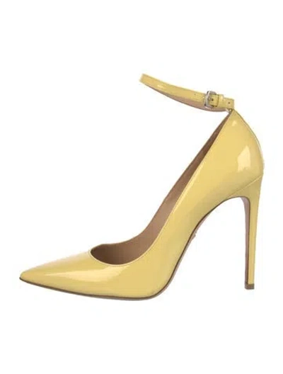 Pre-owned Dsquared2 Patent Leather Pumps In Yellow