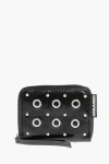 Dsquared2 Patent Leather Wallett With Decorative Eyelets