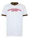 Dsquared2 Pathological Lover Ringer T-shirt In White