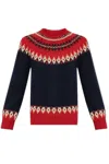 DSQUARED2 PATTERN INTARSIA-KNIT STRIPED JUMPER