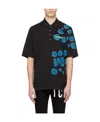 Dsquared2 Pattern Printed Polo Shirt In Black