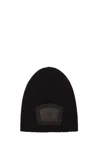 Dsquared2 Patterned Beanie In Black