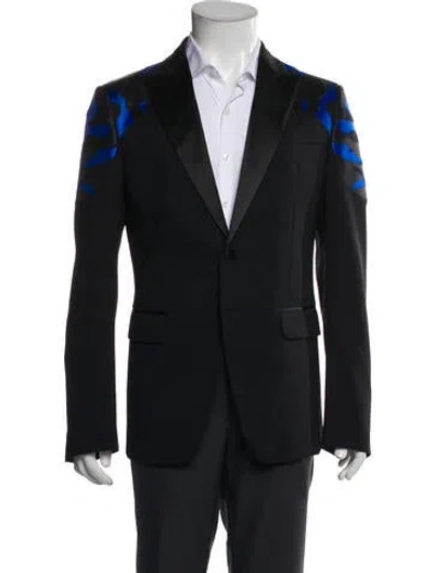 Pre-owned Dsquared2 Patterned Blazer In Black