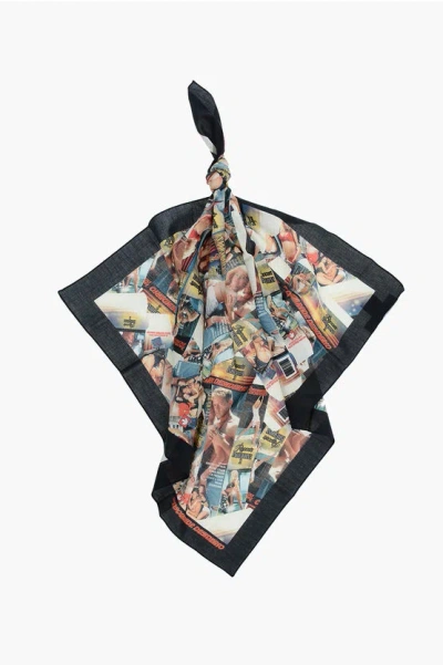 Dsquared2 Patterned Cotton Bandana Grösse Unica