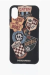 Dsquared2 Patterned Emblem Iphone X Case In Black