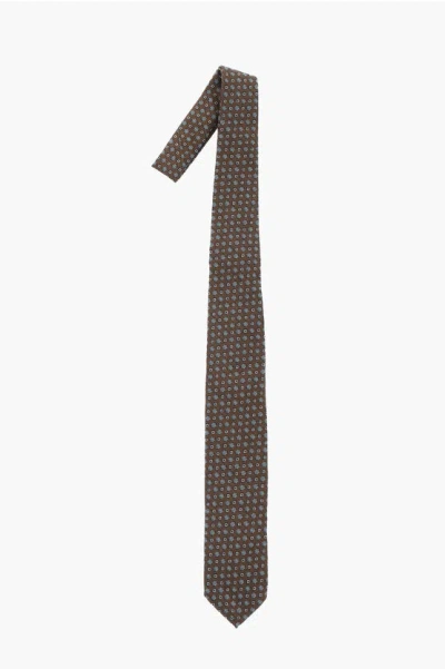 Dsquared2 Patterned Silk And Cotton Tie
