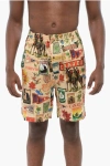 Dsquared2 Patterned Silk Blend Pijama Shorts