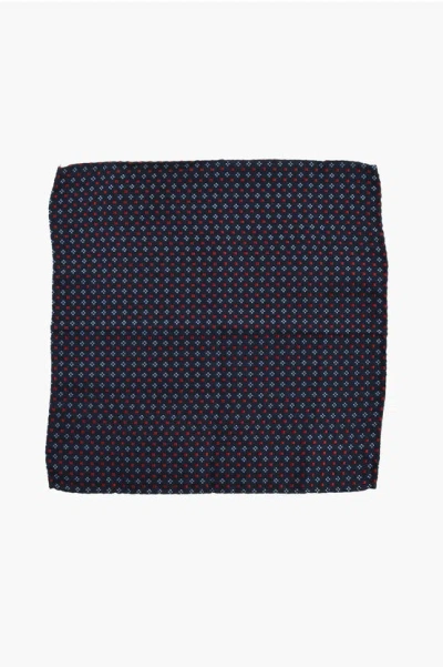 Dsquared2 Patterned Silk Pocket Square