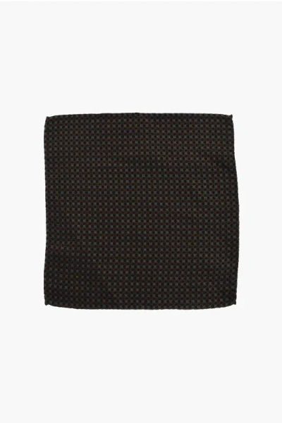 Dsquared2 Patterned Silk Pocket Square