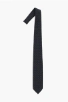 Dsquared2 Patterned Silk Tie In Black