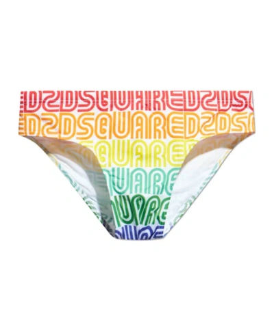 DSQUARED2 PATTERNED SWIM SHORTS