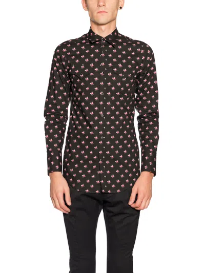 Dsquared2 Patterned Western Shirt In Brown