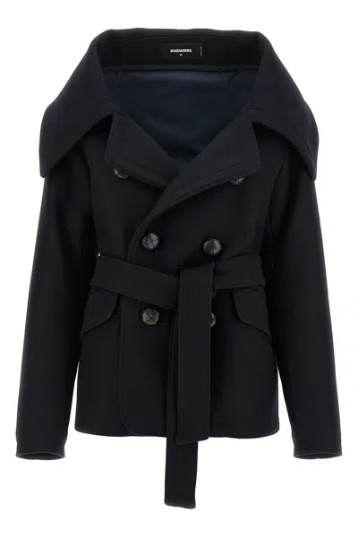 DSQUARED2 'PEACOAT ROBE' COAT