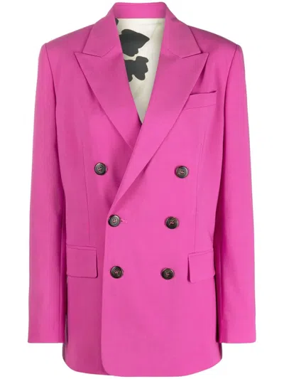 DSQUARED2 PEAK-LAPEL DOUBLE-BREASTED BLAZER