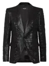 Dsquared2 Peak-lapels Blazer In Black