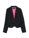 Dsquared2 Peak-lapel Single-breasted Blazer In Black