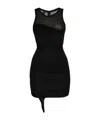 Dsquared2 Dsquared Modal Mini Dress In Black