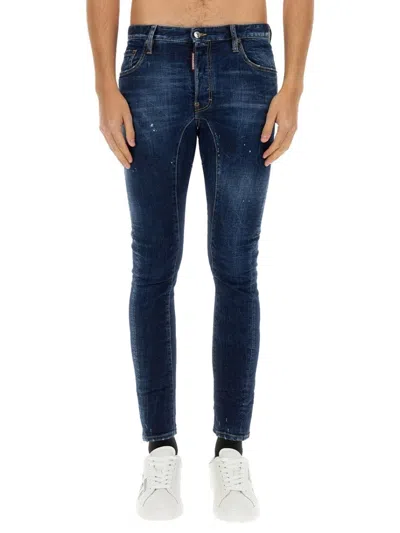DSQUARED2 PERFECT CLEAN WASH TIDY BIKER" JEANS