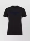 Dsquared2 Perfectly Fitted Short Sleeve Top In Black