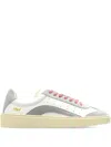Dsquared2 Perforated Panelled Sneakers In Multi
