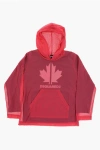 Dsquared2 Perforated Slouch Fit Lightweight Hoodie