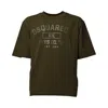 Dsquared2 Phys Ed T-shirt In Dark Green Cotton In Green