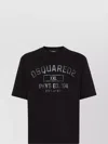 Dsquared2 Physical Education Crew Neck Graphic T-shirt In Black
