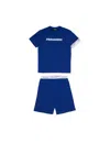 Dsquared2 Pajama With Logo In Blue