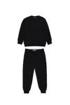 Dsquared2 Jersey Pajamas With Icon Logo In Black