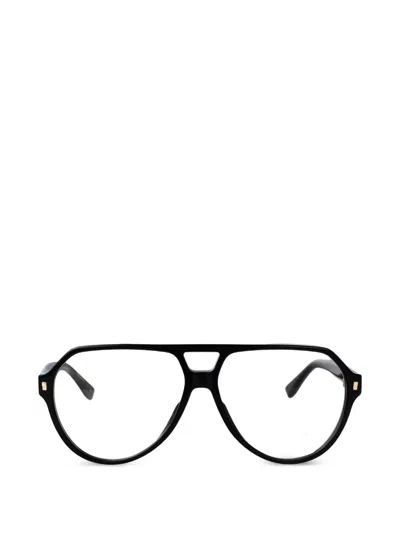 Dsquared2 Pilot-frame Glasses In Black