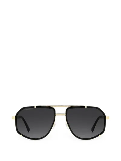 Dsquared2 Pilot-frame Sunglasses In Black