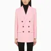 Dsquared2 Pink Double-breasted Jacket In Pink