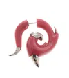 Dsquared2 Pink Flames Single Earring In Multi