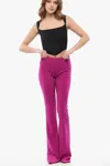 Dsquared2 Pink Flared Flat Front Pants In Pink