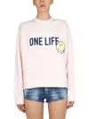Dsquared2 Dsquared Logo Print Sweatshirt In Pink