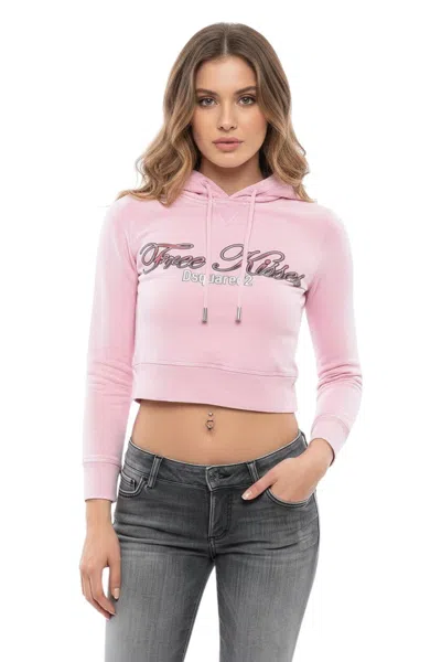 Dsquared2 Pink Graphic Hood Sweatshirt