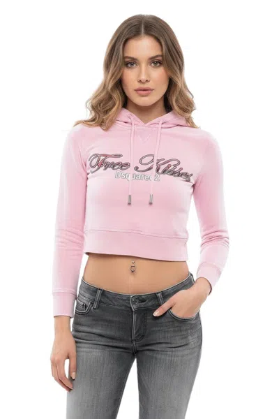 Dsquared2 Pink Graphic Hood Sweatshirt