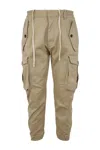 Dsquared2 Pink Hue Cargo Trousers In Brown