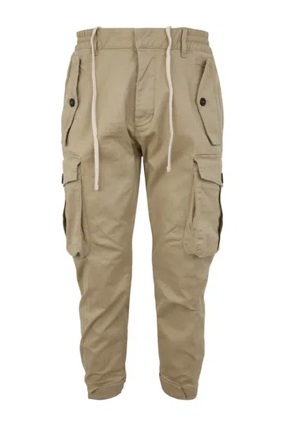 DSQUARED2 PINK HUE CARGO TROUSERS