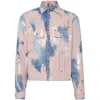 Dsquared2 Two-tone Distressed Denim Jacket