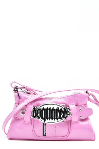 Dsquared2 Pink Leather Clutch