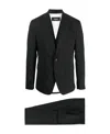 Dsquared2 Pinstripe-pattern Three-piece Suit In Black