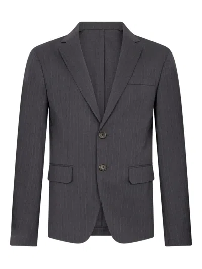Dsquared2 Pinstriped Blazer In Gray