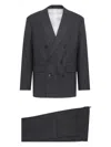 Dsquared2 Pinstriped Suit In Black