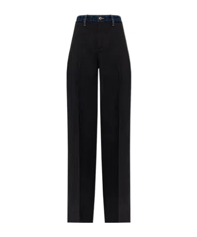 Dsquared2 Pinstriped Trousers In Black